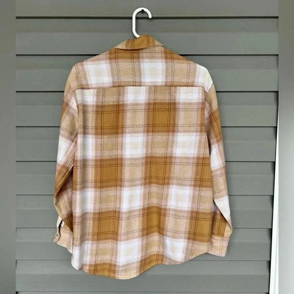 Old Navy Boyfriend Flannel Sz M - Picture 3 of 6